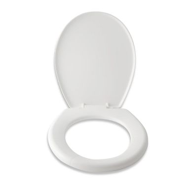 Asiento Tapa Inodoro Trebol Rapid Jet Redondo Blanco