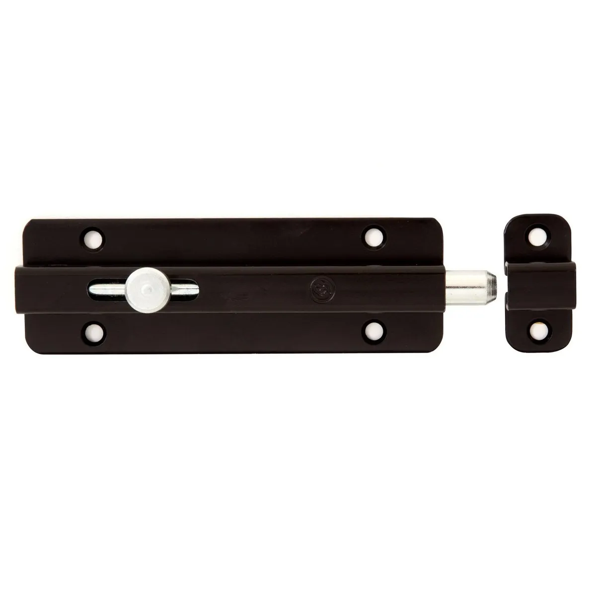  - Pestillo de Acero 6" Negro