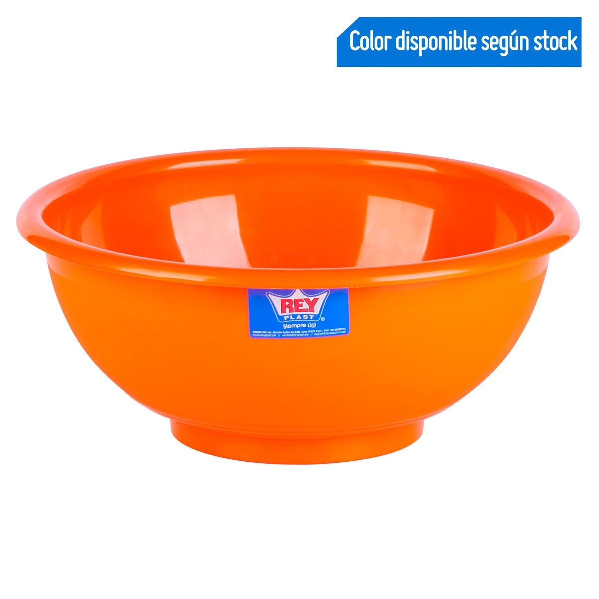 REYPLAST - Tazón Redondo Grande REY