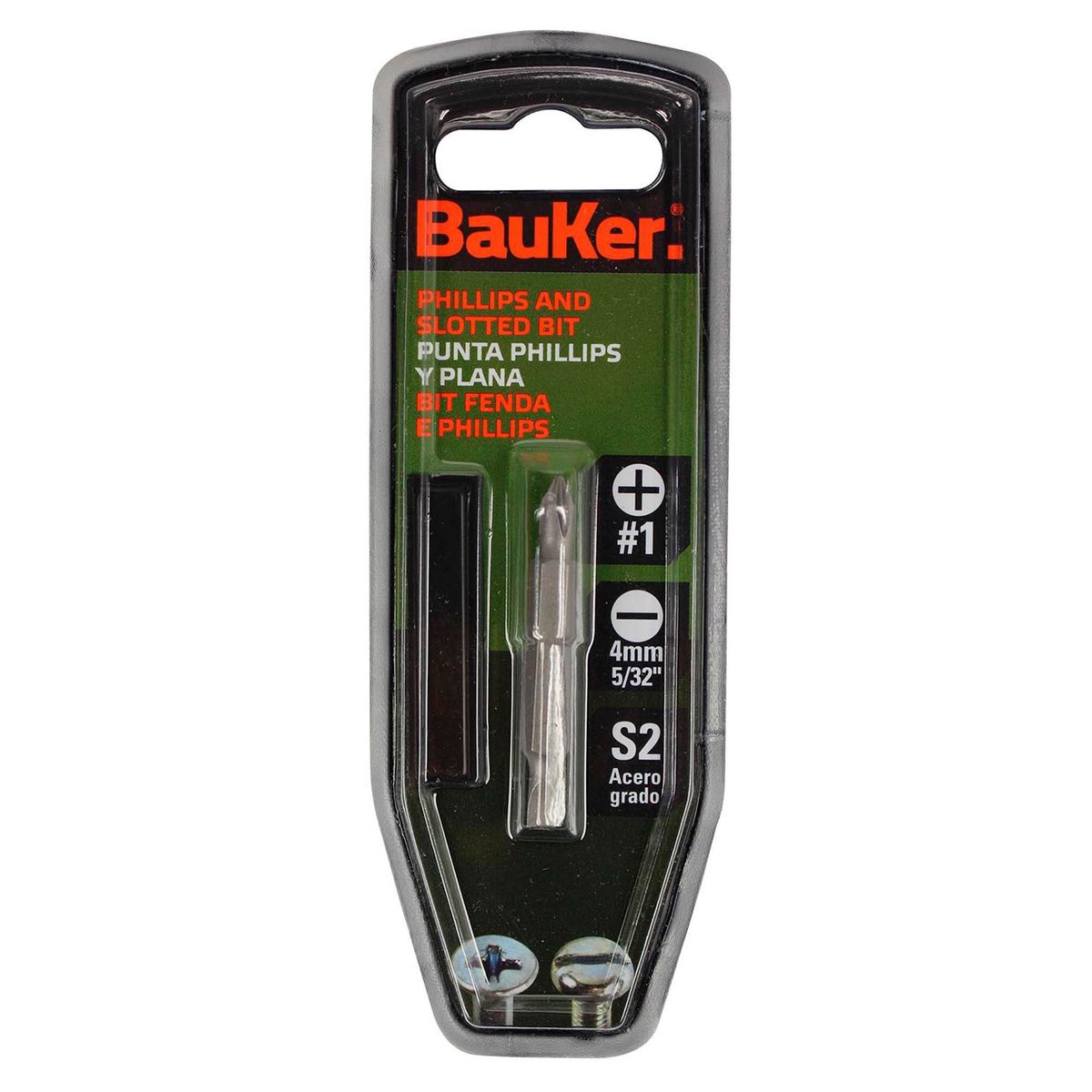 BAUKER - Broca Punta Doble 1-6-8 L 2" Bauker