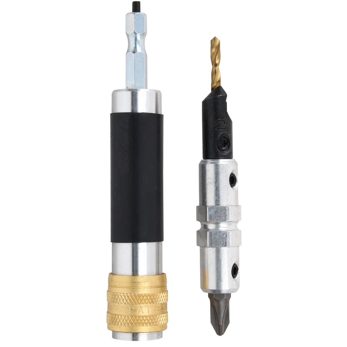 BAUKER - Mandril para taladro Punta Broca 10 mm Bauker