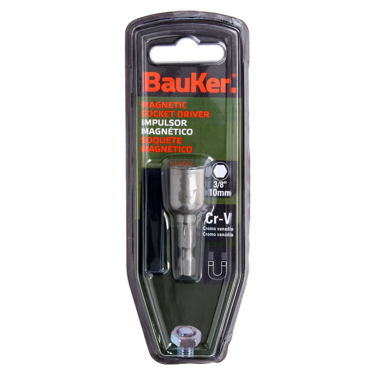 BAUKER - Dado Mangnético 3/8" Bauker