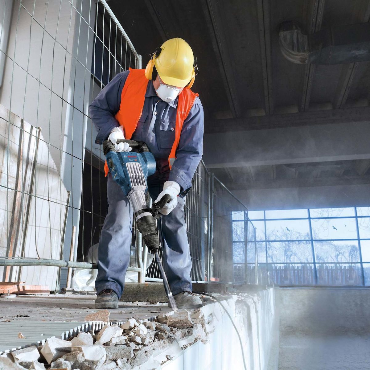 BOSCH - Cincel punta Bosch HEX MPP encastre hexagonal 28mm L520mm