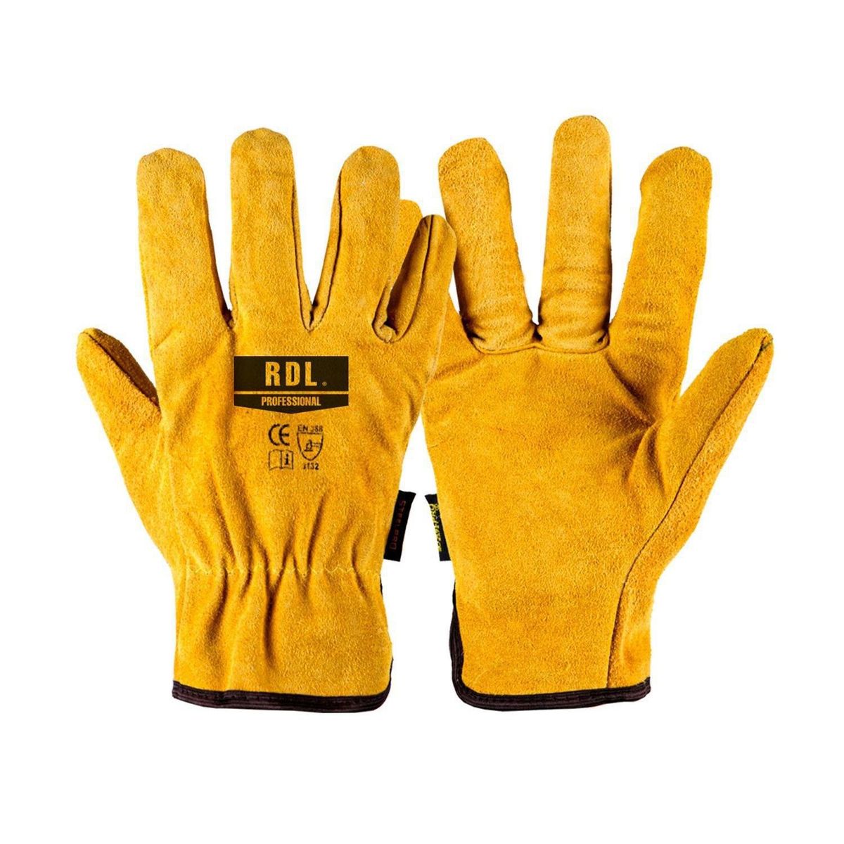 RDL - Guantes de Seguridad de Cuero Estándar Pack x 6 pares