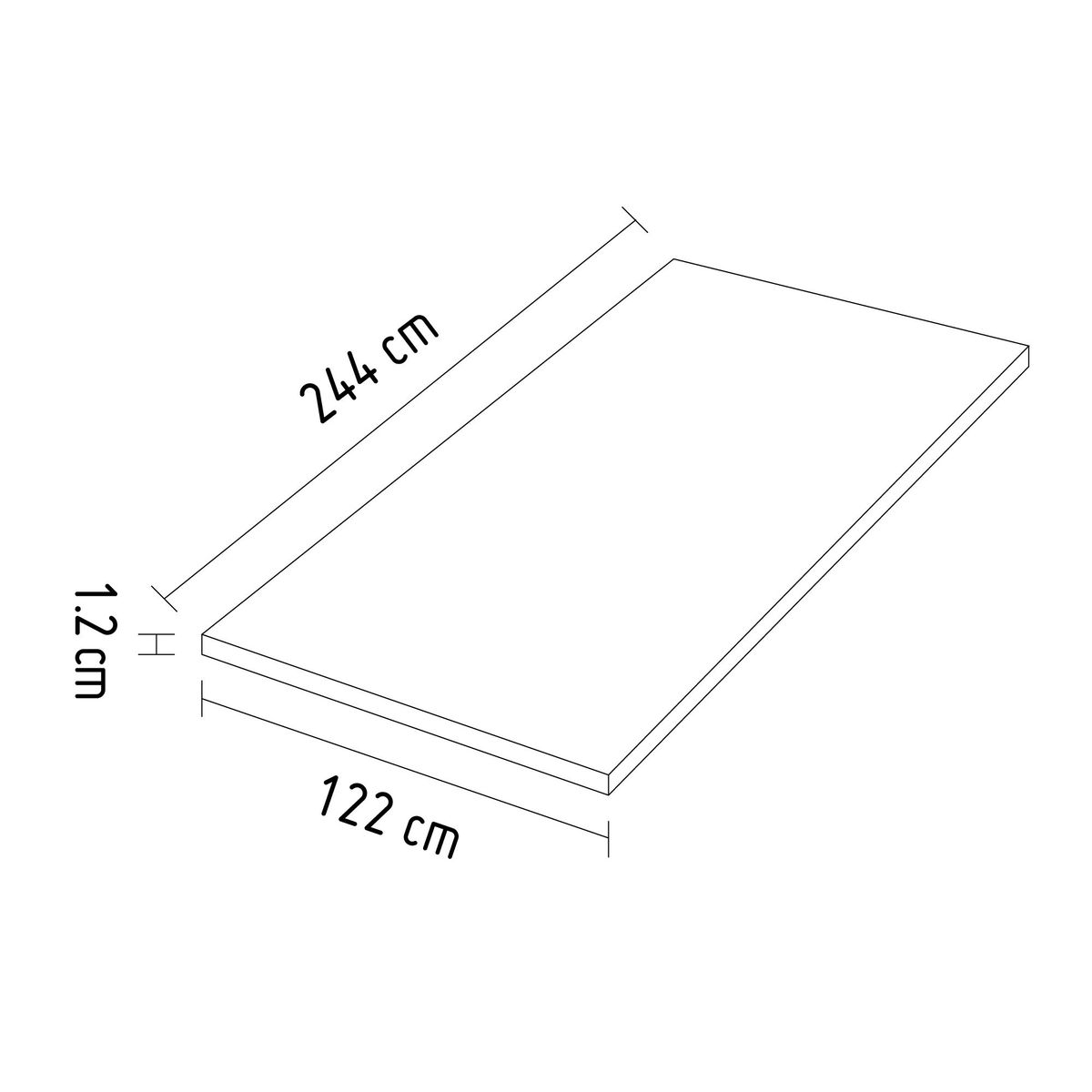  - Triplay Fenólico CC 12 mm 1.22 x 2.44 m