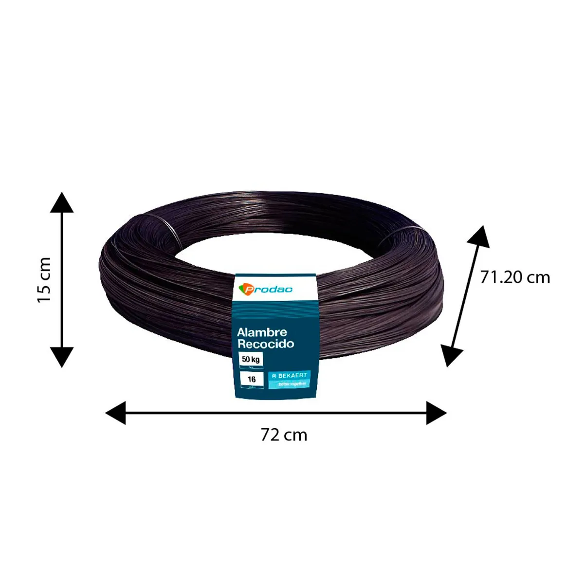 PRODAC - Alambre Recocido de Albañil N°16 x 50kg