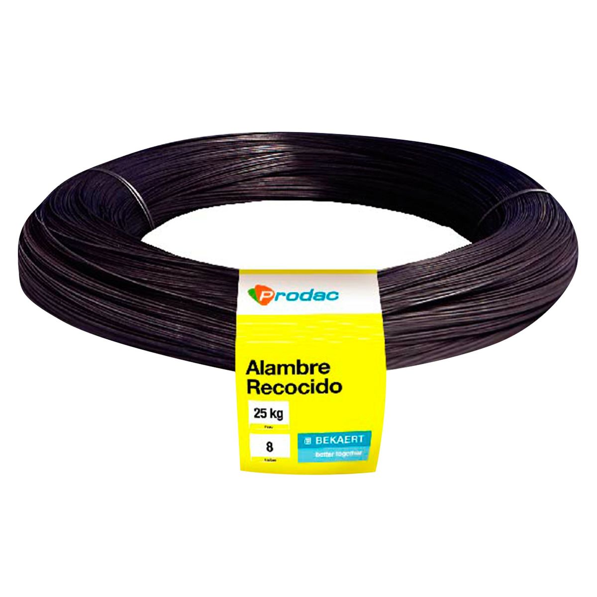 PRODAC - Alambre Recocido Nº 8 y 0.4cm x 25 kg