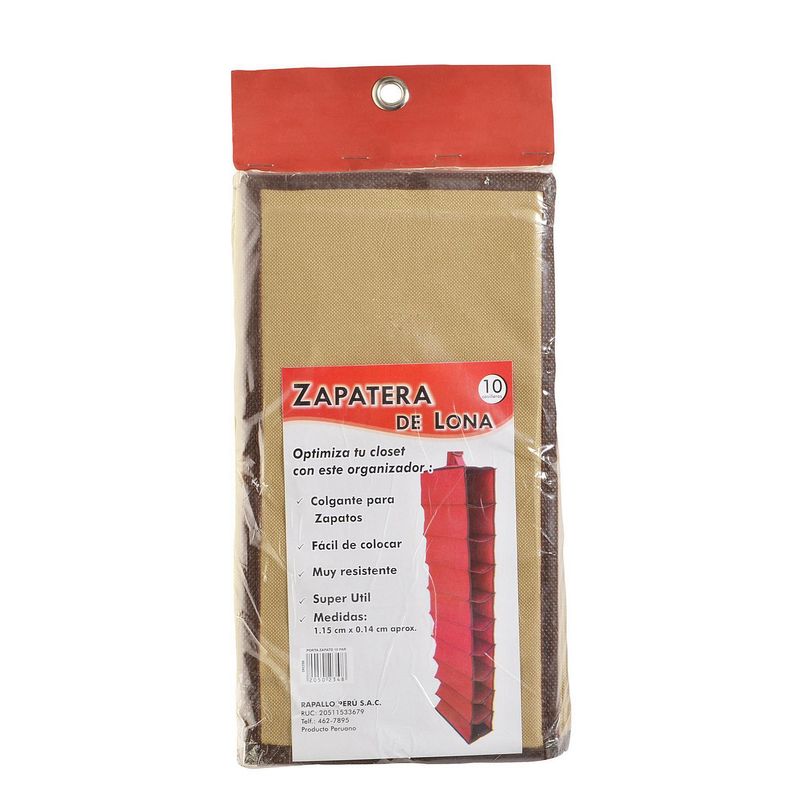RAPALLO - Organizador de Zapatos de Tela 10 Divisiones