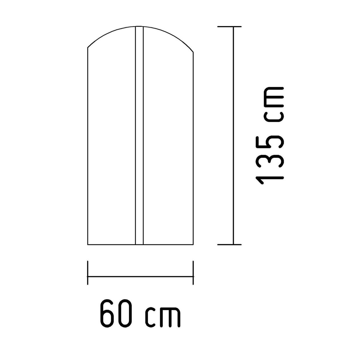 VITANOVA - Funda para Ropa 135x60cm