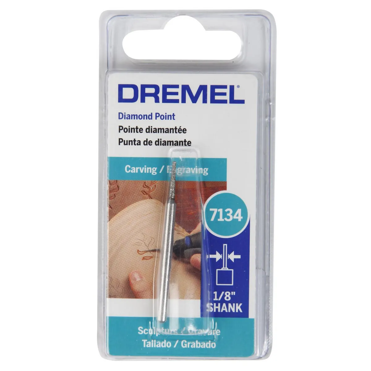 DREMEL - Punta Diamantada Cónica 5/64" 3 mm Dremel