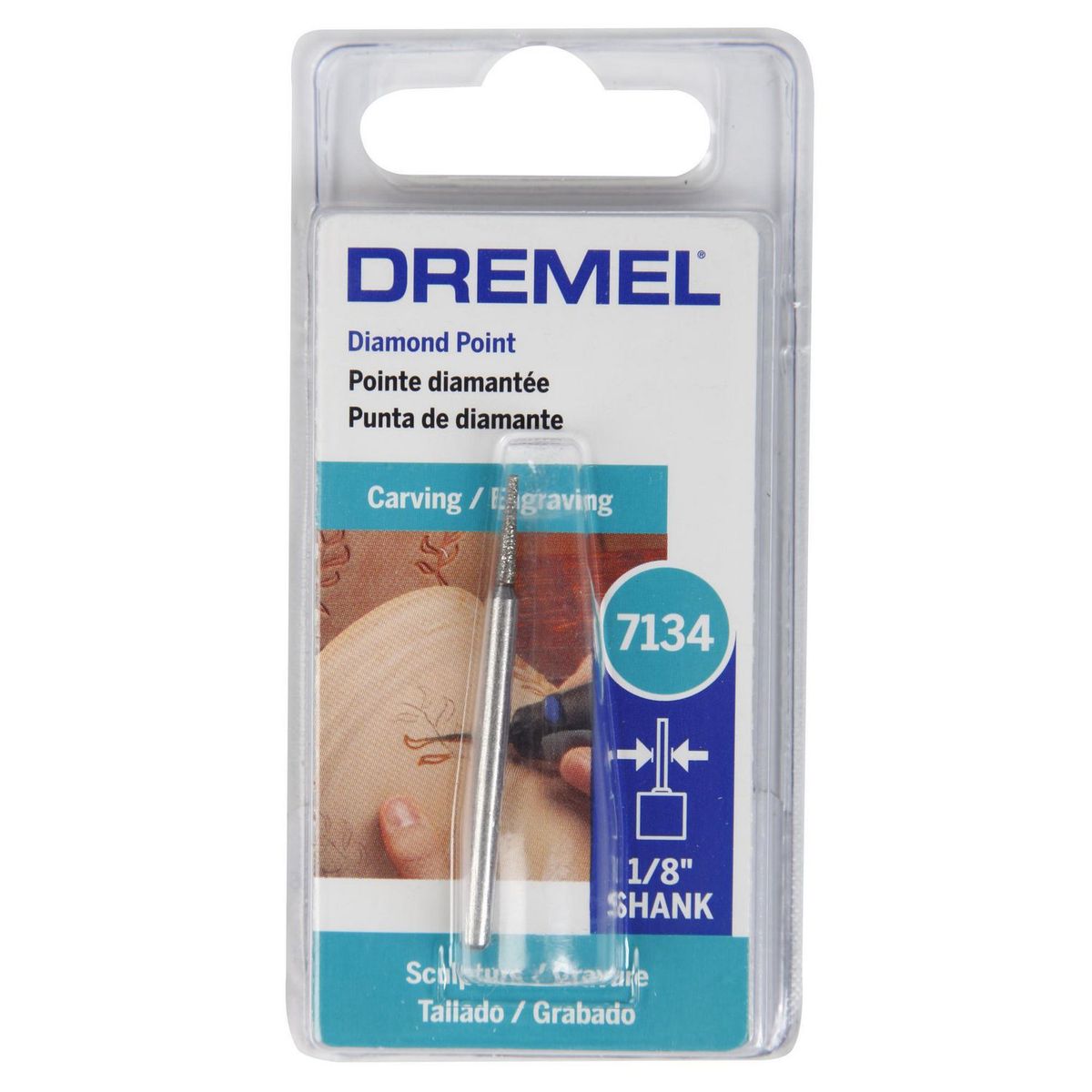 DREMEL - Punta Diamantada Cónica 5/64" 3 mm Dremel