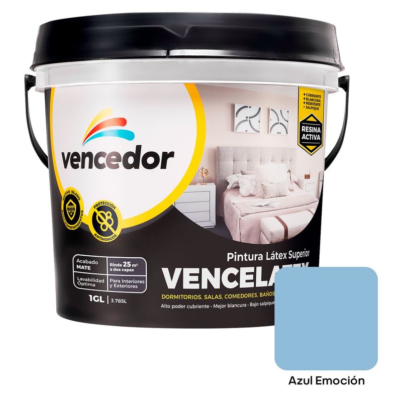 VENCEDOR - Vencelatex Azúl emoción 1GL