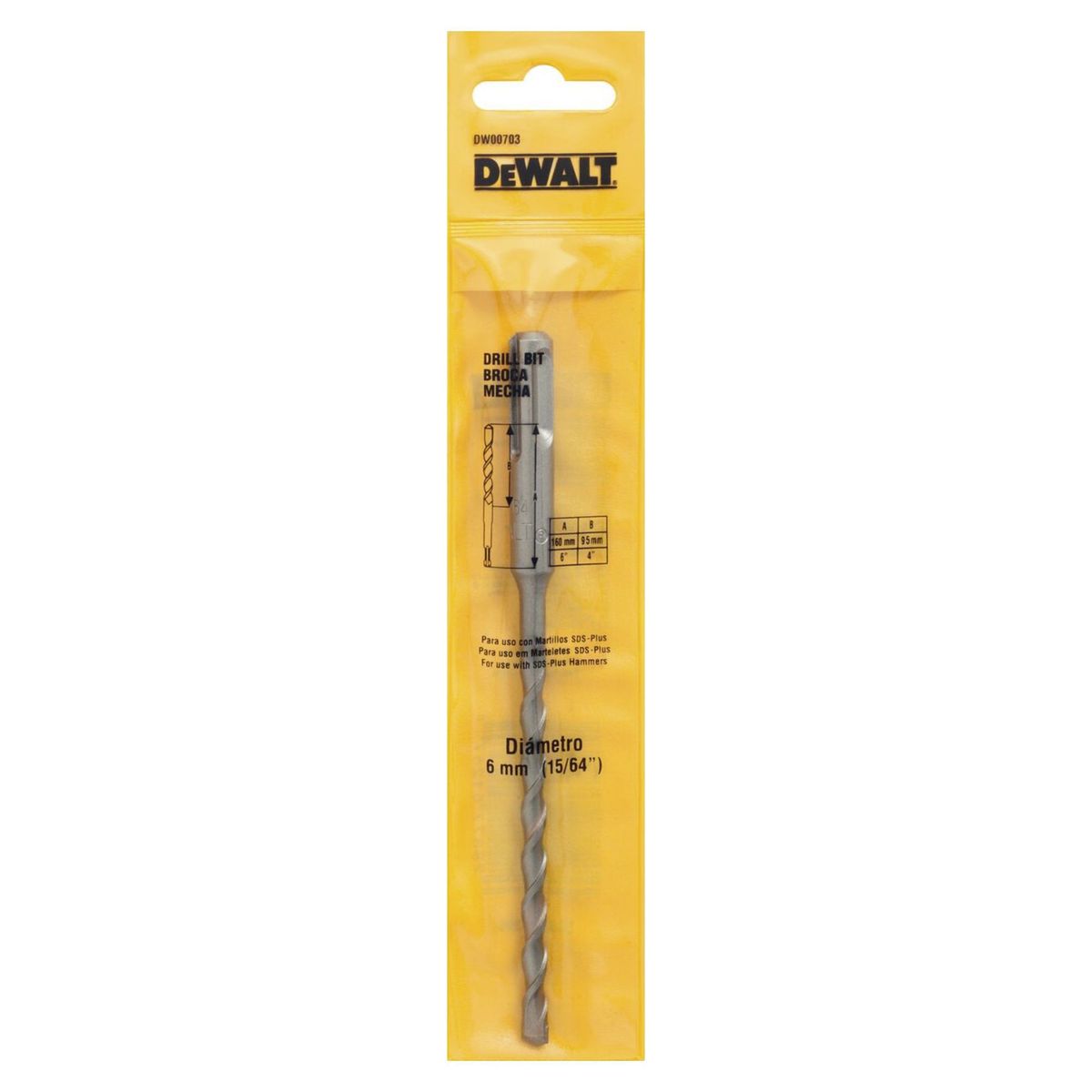 DEWALT - Broca Plus 6 x 100 mm Dewalt