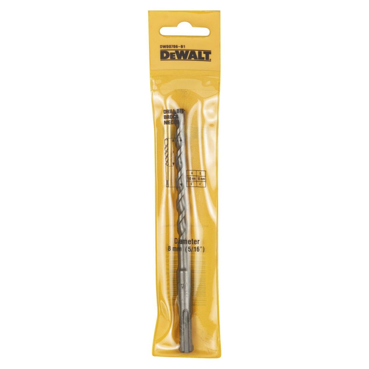 DEWALT - Broca Plus 8 x 100 mm Dewalt