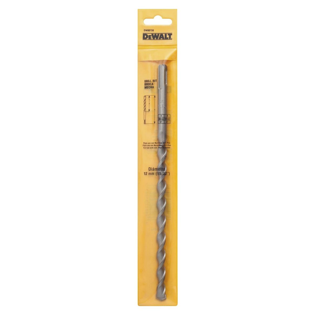 DEWALT - Broca Plus 12 x 260 mm Dewalt