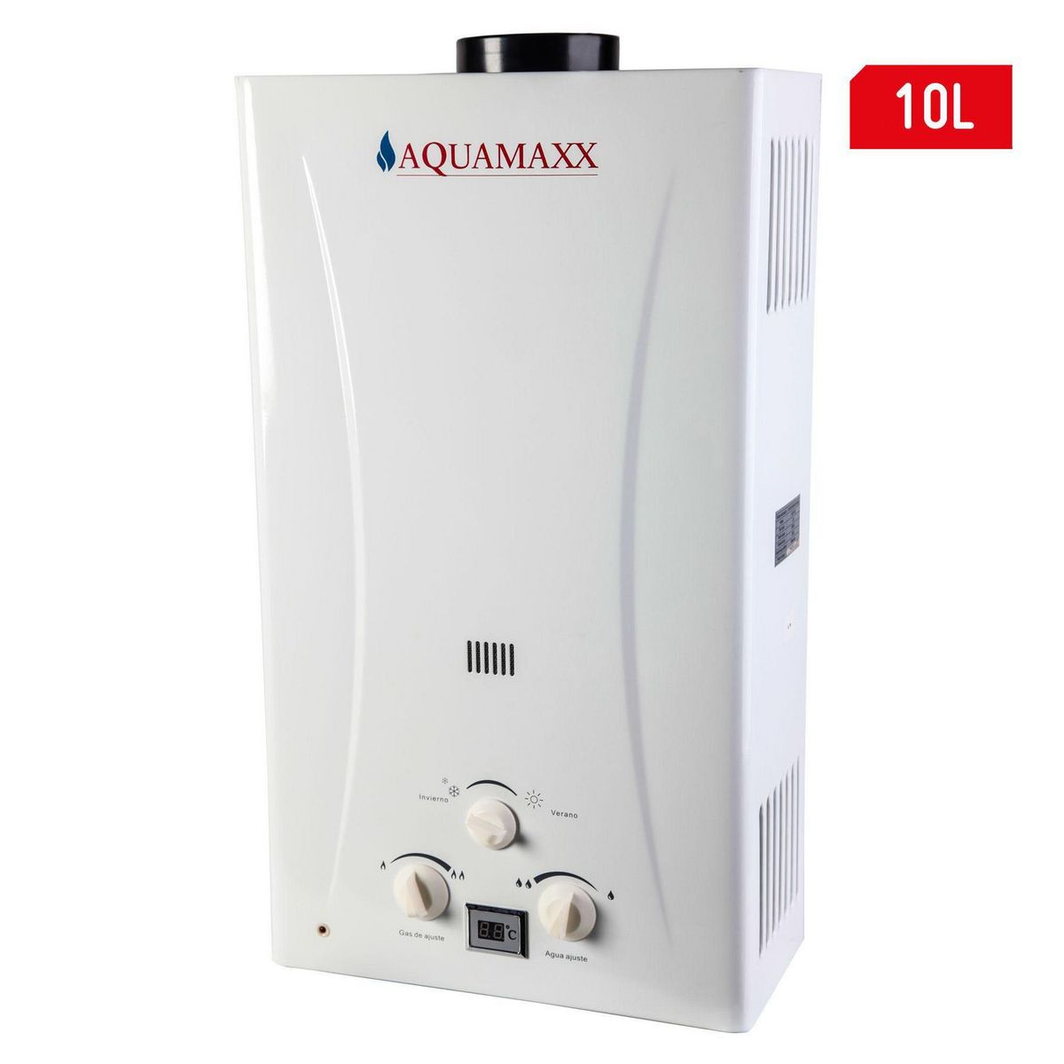 AQUAMAX - Terma a Gas Aquamaxx GLP 10 litros Tiro Natural