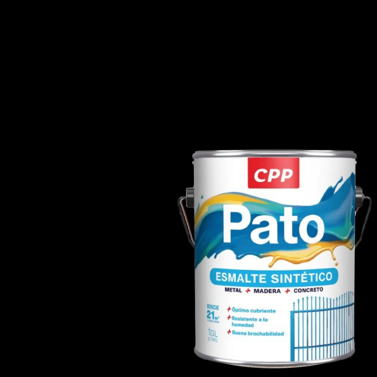 CPP - Esmalte Sintético Pato Negro 1 gl