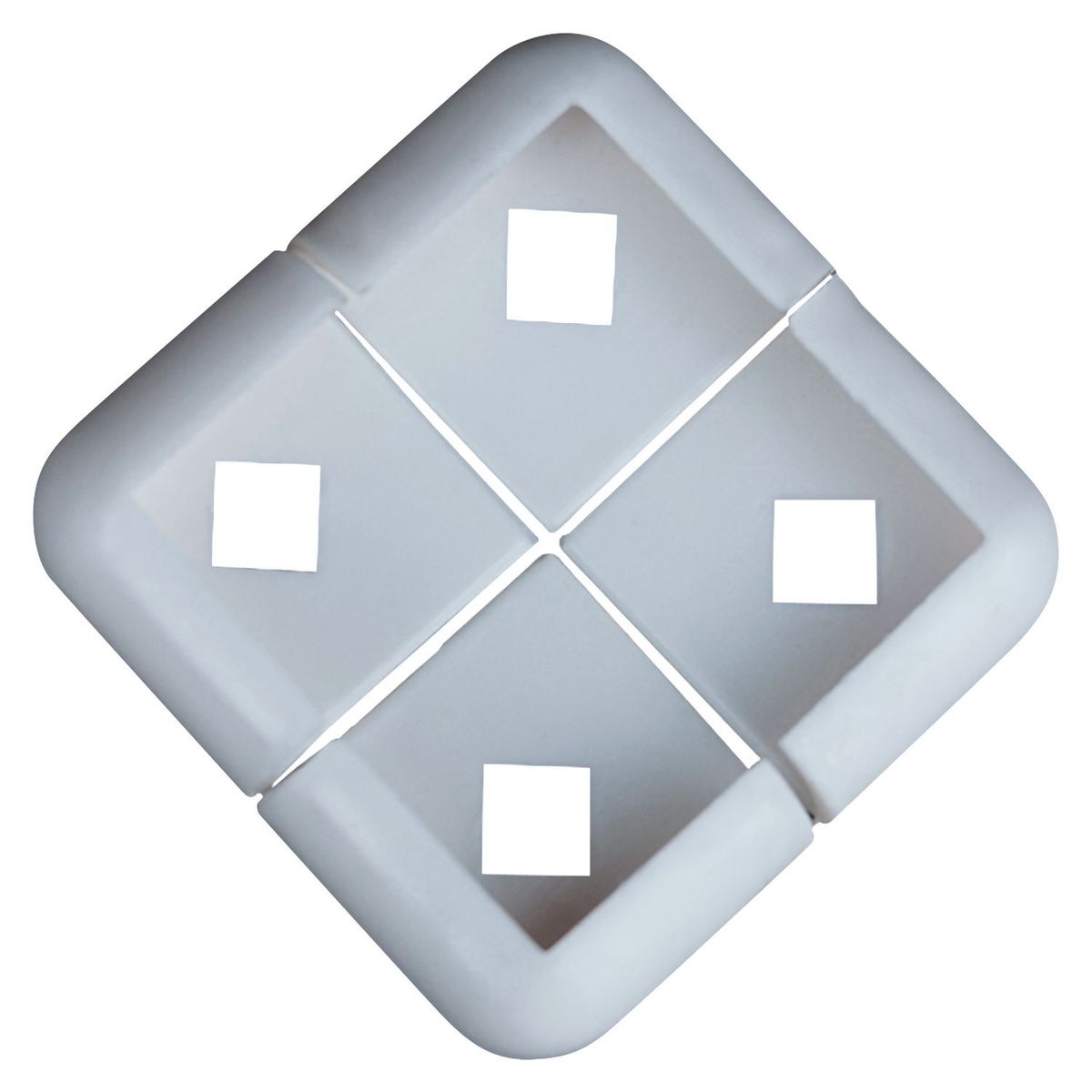 NEFUSAC - Esquinero Rodoplast Blanco 9.5mm x4 unid