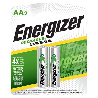 Pack de 2 Pilas Recargables Energizer AA 1.5V