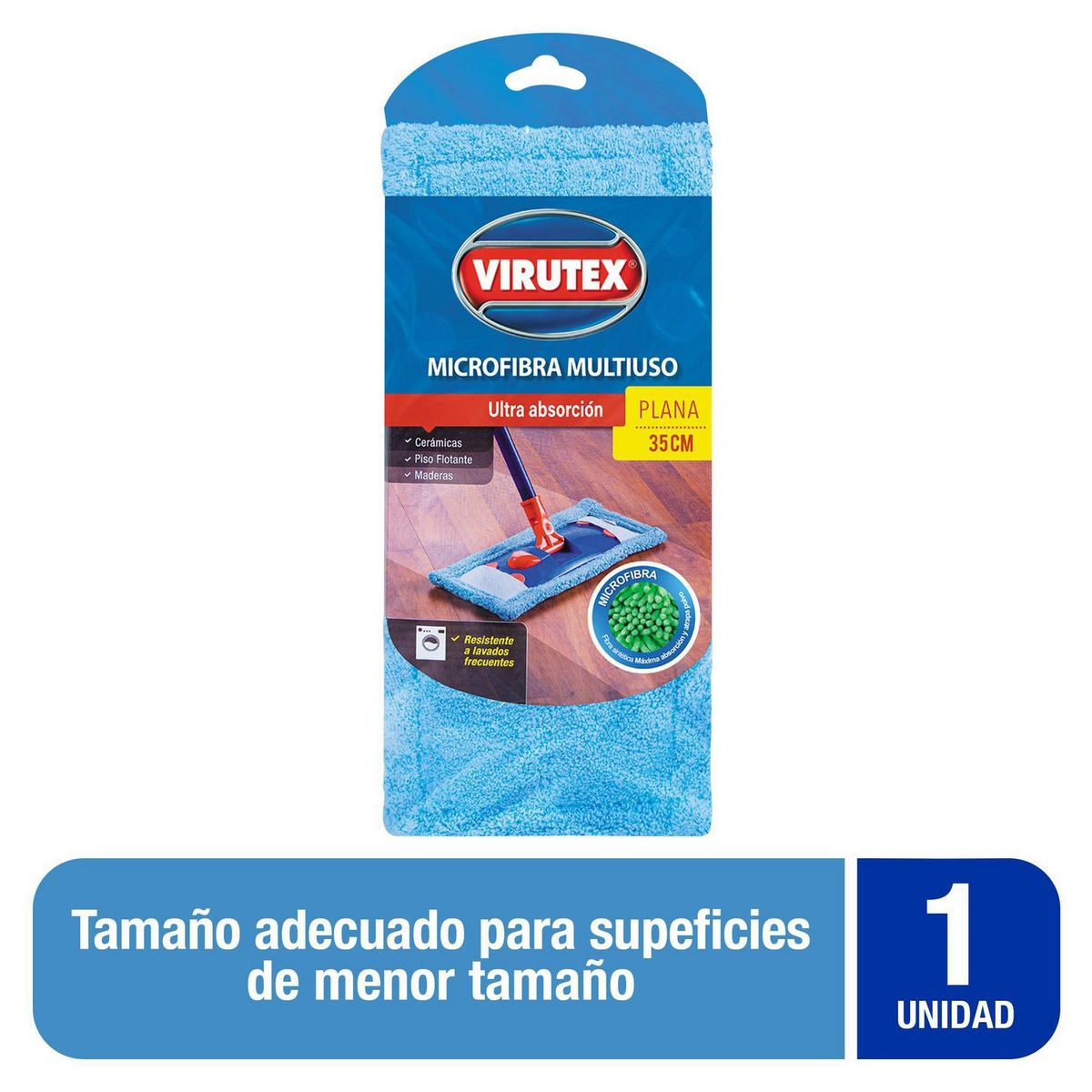 VIRUTEX - Trapeador Industrial Virutex Azul