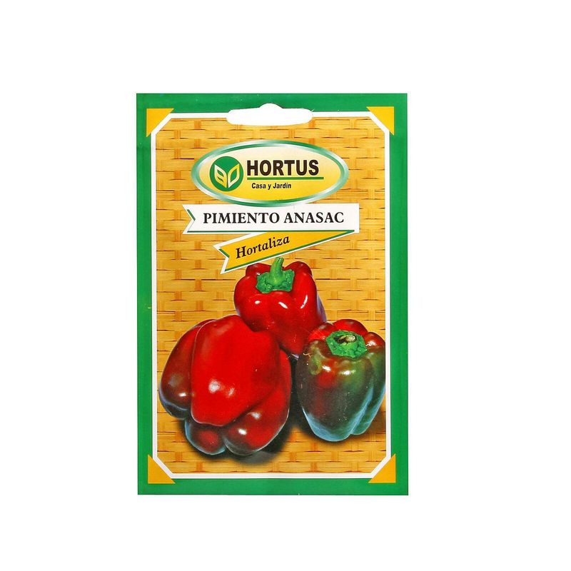 HORTUS - Semillas de Pimiento Anasac en sobre 0.3 gr
