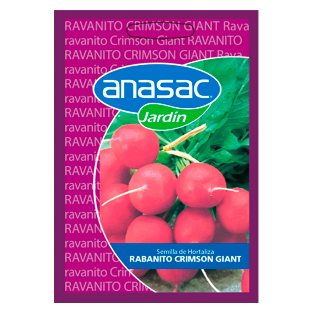 HORTUS - Semillas de Rabanit Crimson giant en sobre 0.5 gr