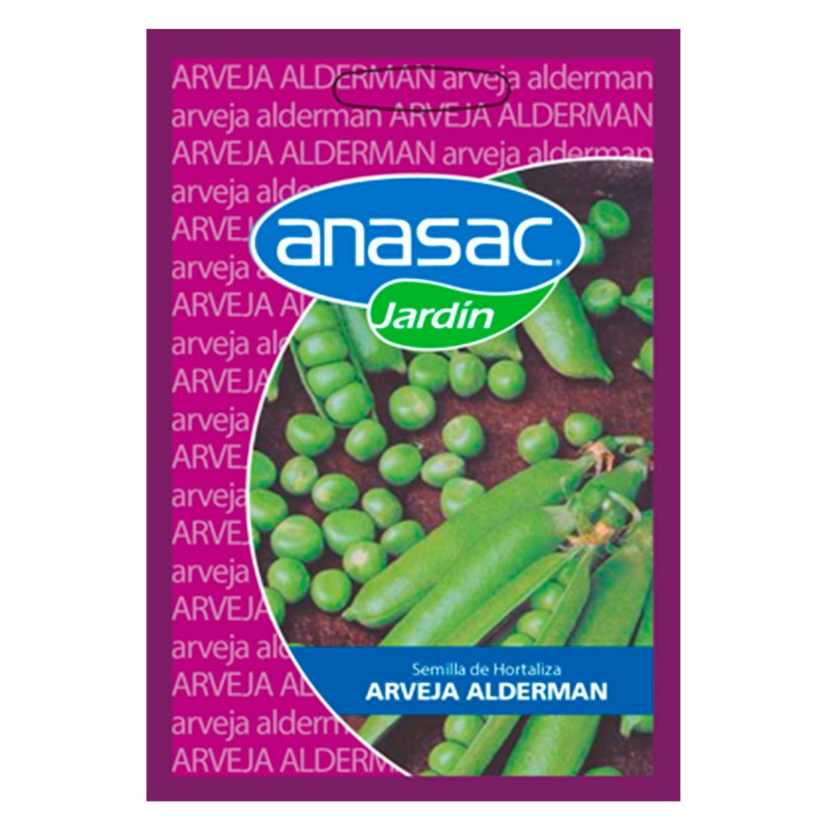 HORTUS - Semillas de Arveja Alderman en Sobre 0.3 gr