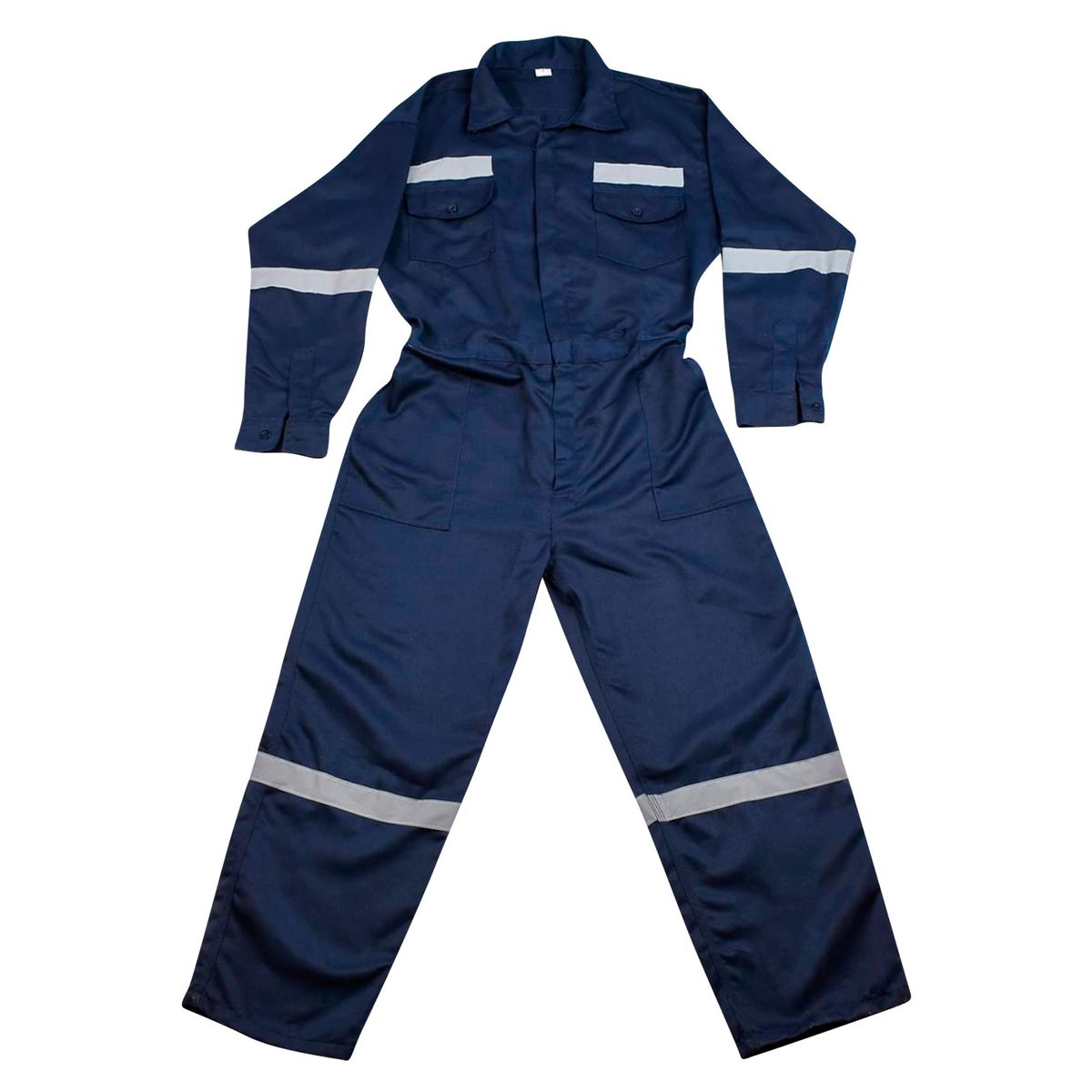 GENERICO - Mameluco Drill Reflectivo Azul T L