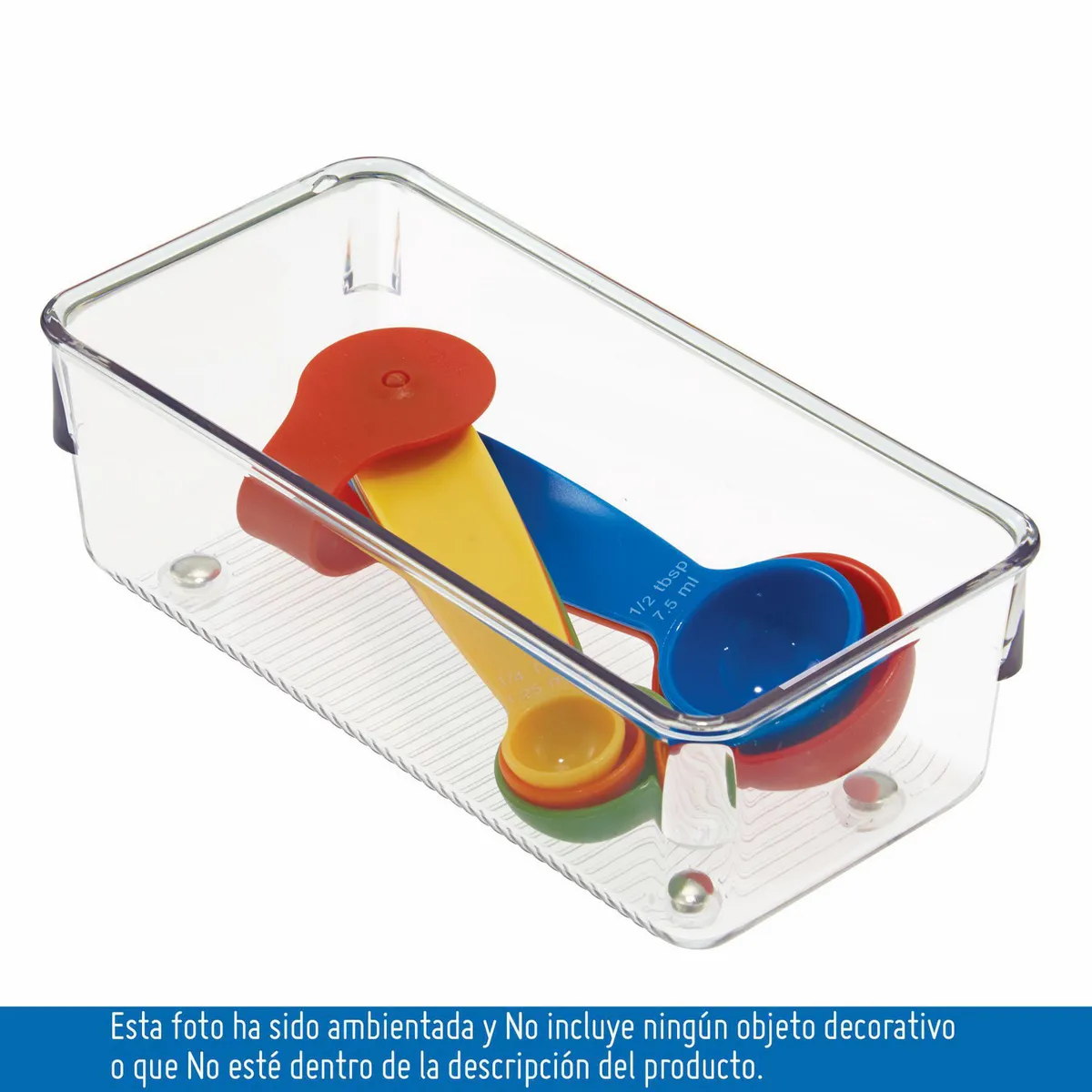 INTERDESIGN - Organizador de Cocina Plástico Apilable 5.6x8.3x16.3cm
