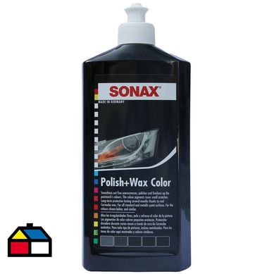 Cera para Autos Sonax Polish + Wax Color Negro 500 ml