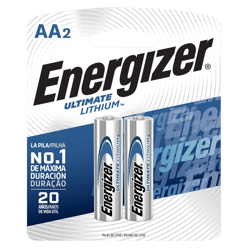 ENERGIZER - Pila Litio Energizer AA x2 unidades