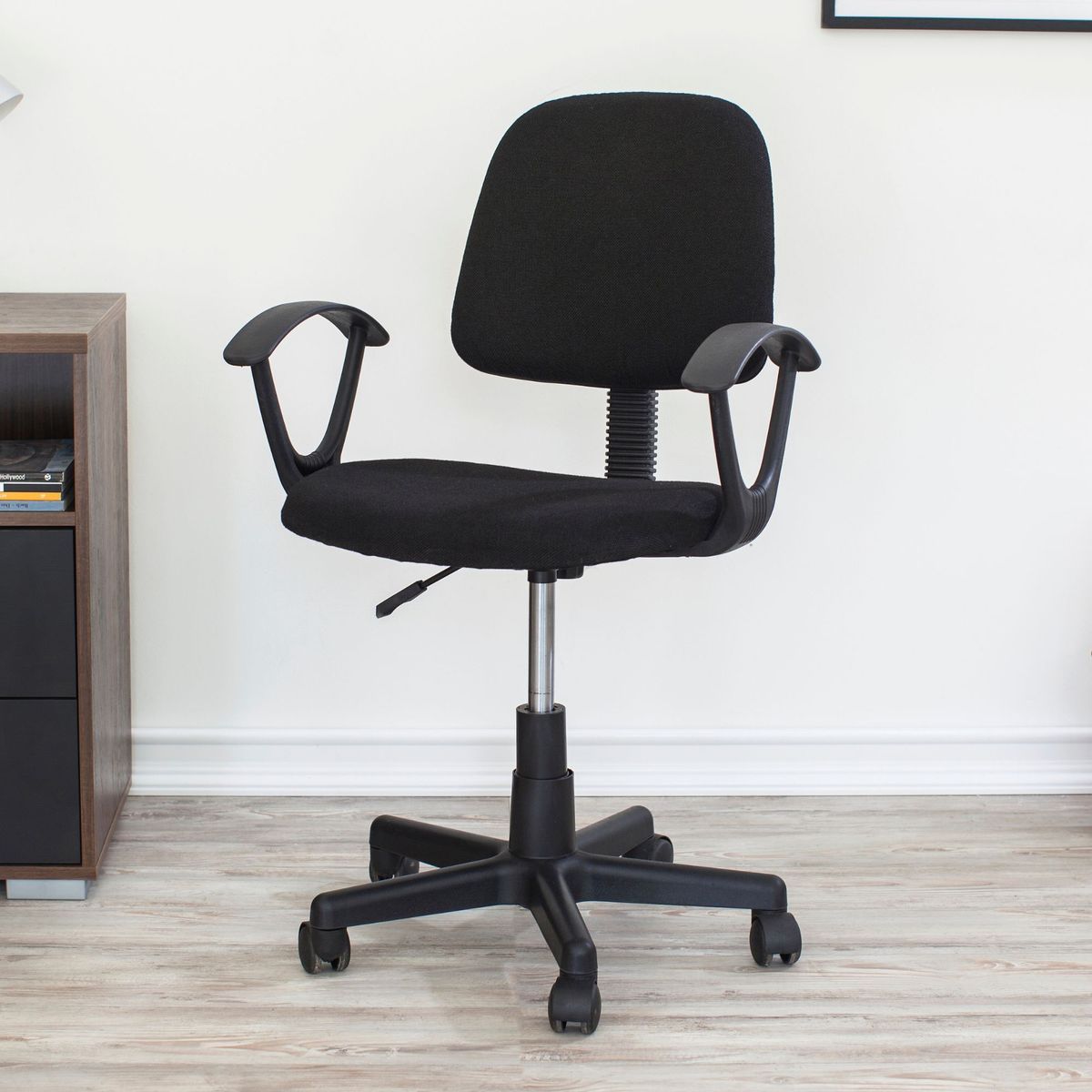 JUST HOME COLLECTION - Silla Giratotia de Oficina Negra