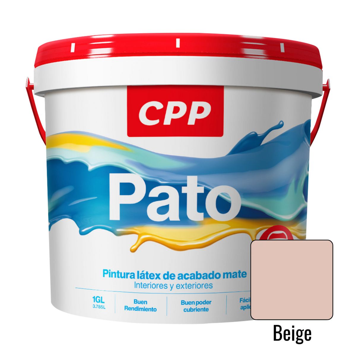 GENERICO - Látex Mate Beige 1GL