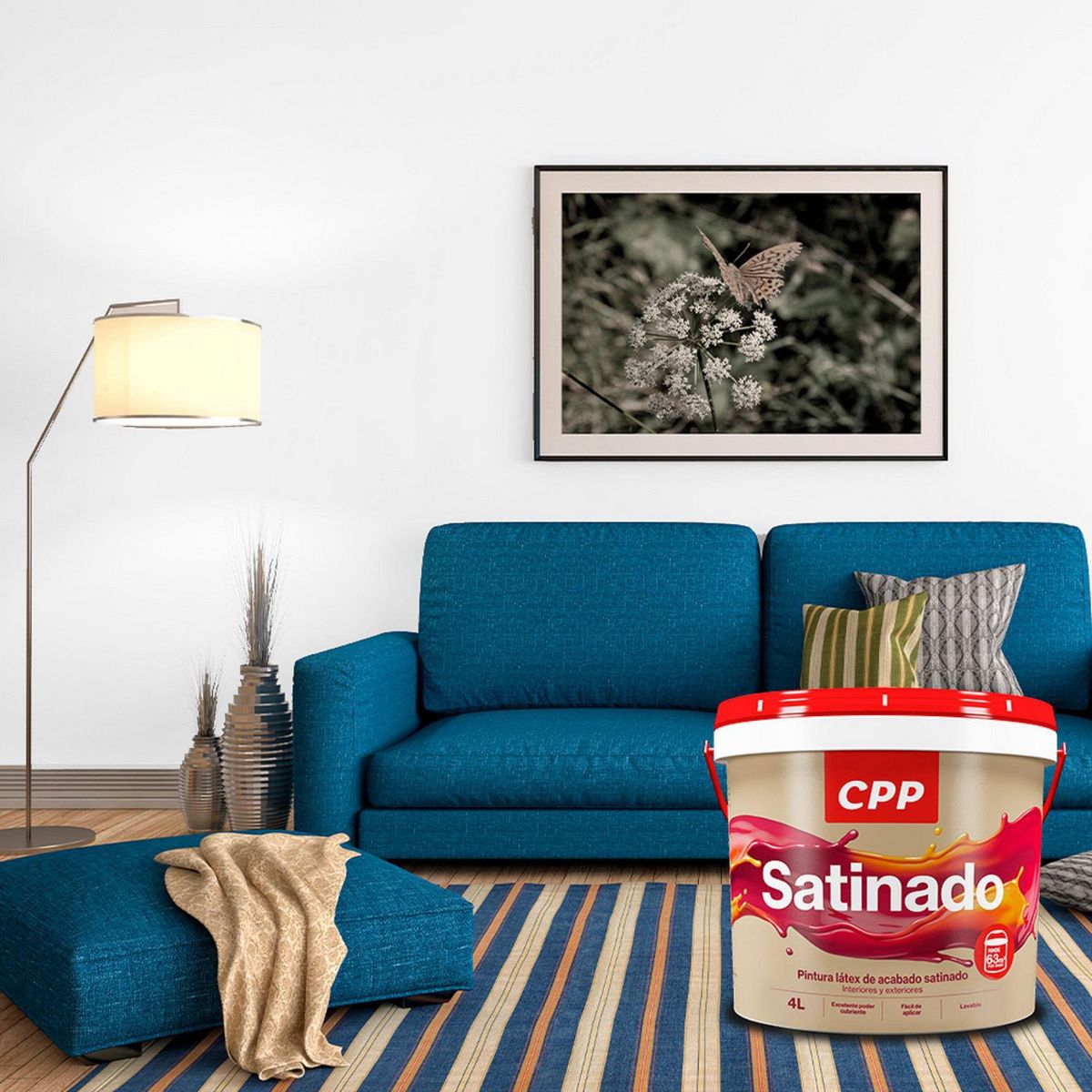 CPP - Látex Satinado Blanco 4 Lt