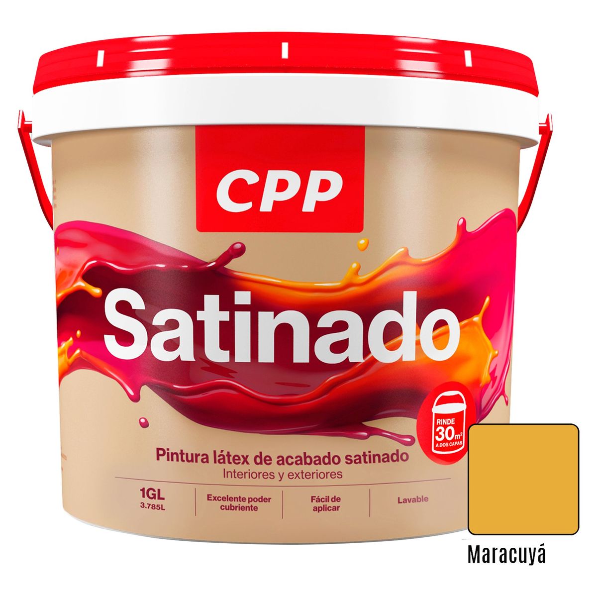 CPP - Pintura CPP Látex Satinado Maracuya 1GL