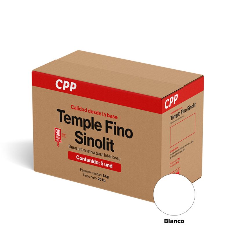 SINOLIT - Sinolit CPP Temple Fino 5 kg blanco