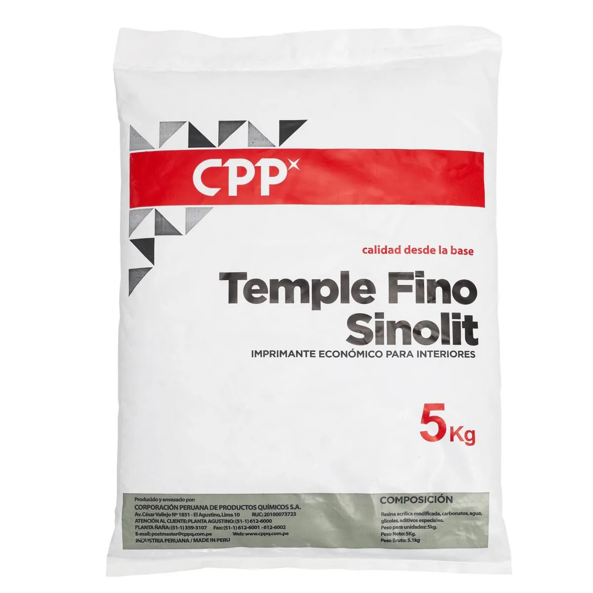 SINOLIT - Temple Fino Sinolit 5 kg
