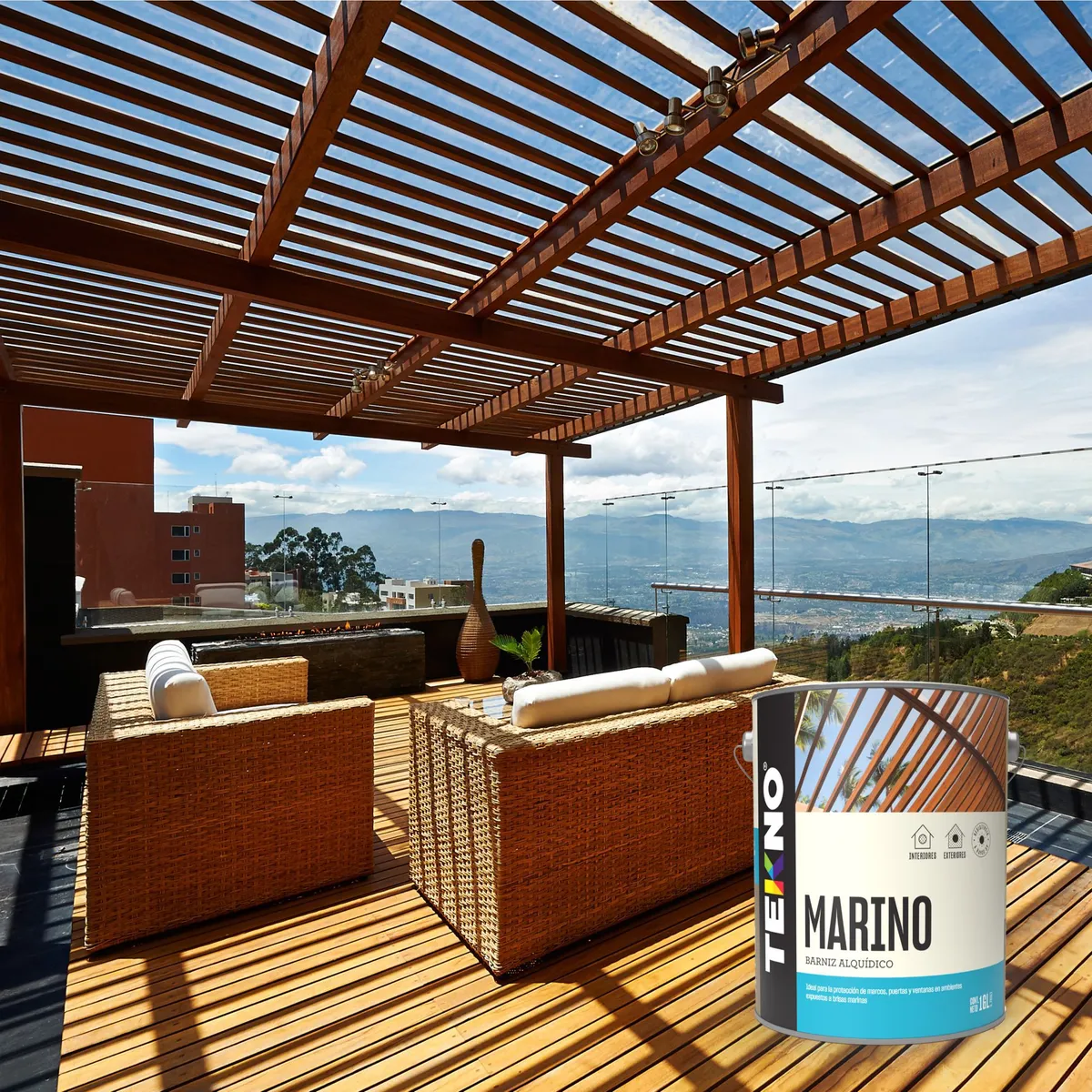 TEKNO - Barniz Tekno Marino Brillante 1GL