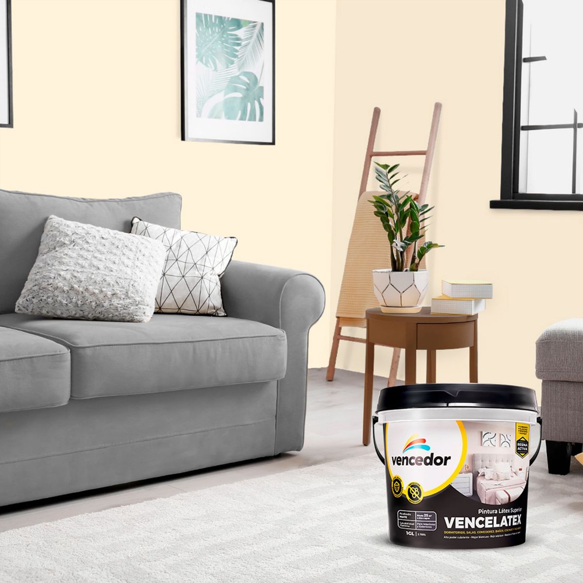 VENCEDOR - Pintura Vencelatex Alabastro 1GL