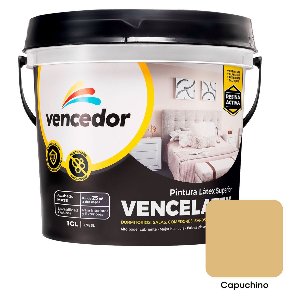 VENCEDOR - Pintura Vencelatex Capuchino 1GL