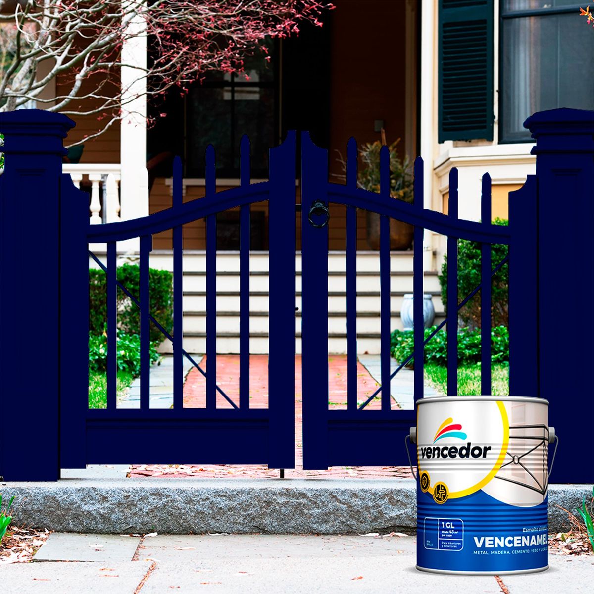 VENCEDOR - Esmalte Sintético Vencenamel Azul Ultramar 1 gl