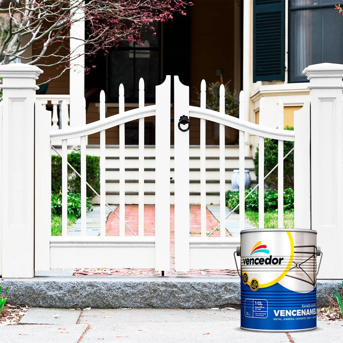 VENCEDOR - Esmalte Sintético Vencenamel Blanco 1 gl