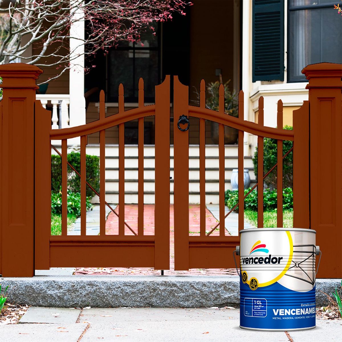 VENCEDOR - Esmalte Sintético Vencenamel roble 1GL