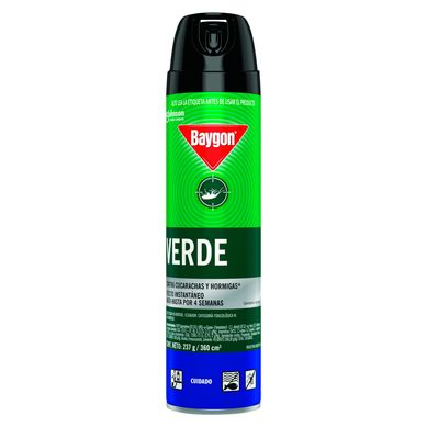 Insecticida Baygon UVerde Aerosol 360ml/12EC