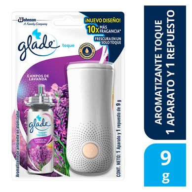 Ambientador Glade En Spray Campos De Lavanda 9Gr