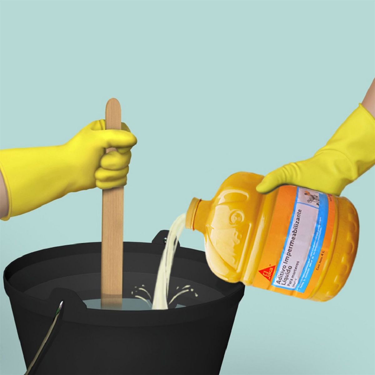 SIKA - Impermeabilizante Líquido para Mortero y Concreto Sika-1 x 20L