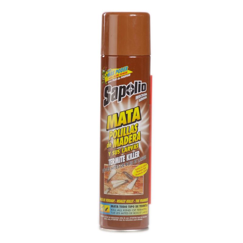 SAPOLIO - Insecticida Mata Termitas en Spray 360 ml Metal