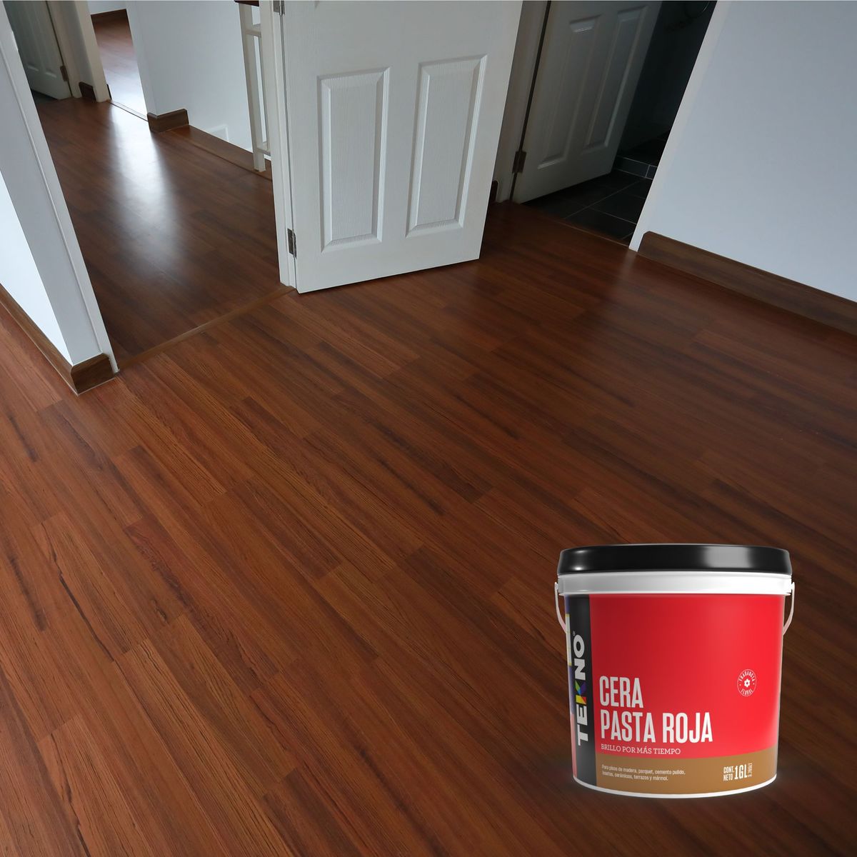 TEKNO - Cera Para Piso Líquido Floral 3.78 L