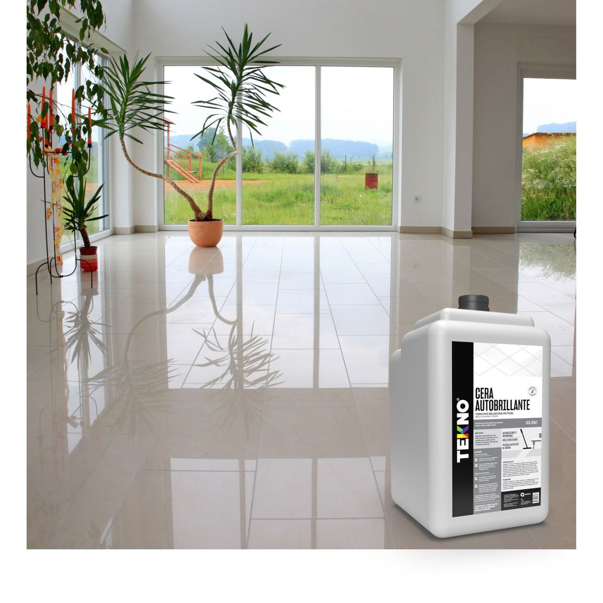 TEKNO - Cera Para Piso Líquido Neutro 3.7 L