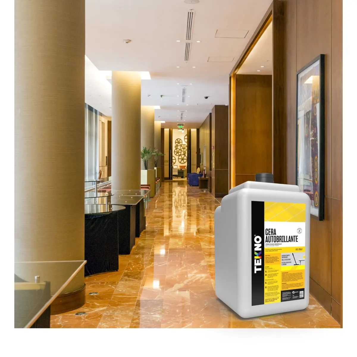 TEKNO - Cera Para Piso Líquido Neutro 3.78 L